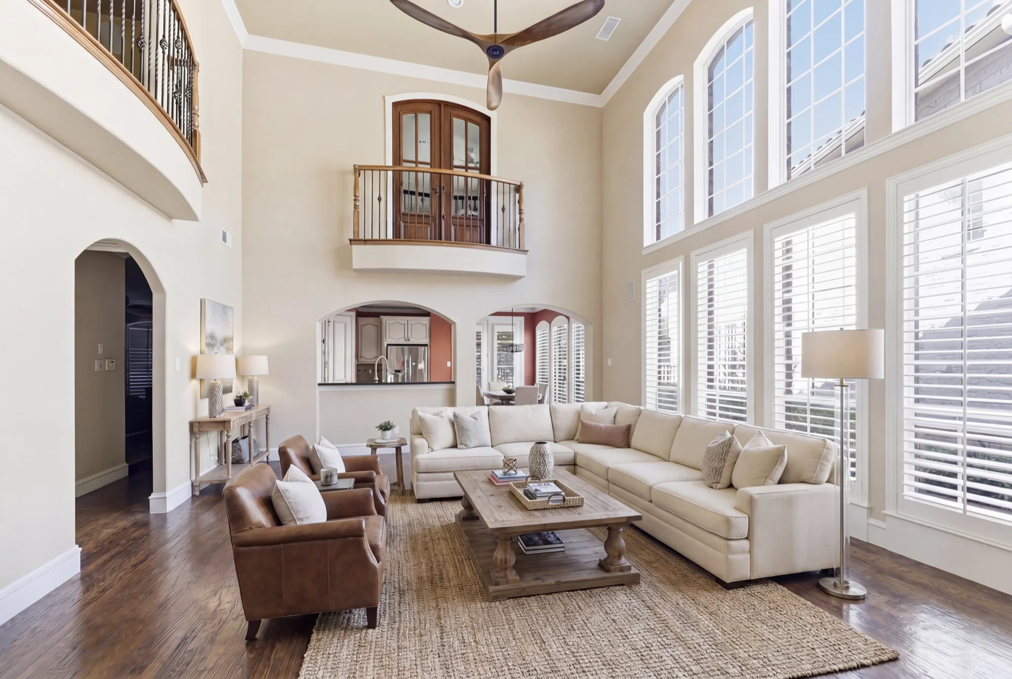 Living room at 4470 St. Andrews